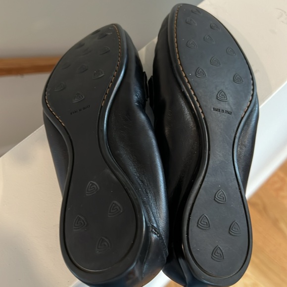 ATTILIO GIUSTI LEOMBRUNI (AGL) ~ black Italian leather buckle loafers - Picture 7 of 16